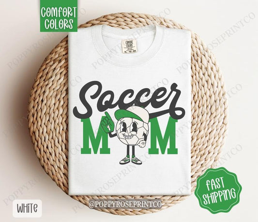 Retro Soccer Mom Comfort Colors, Mom Tee, Soccer Mom Women's Tshirt