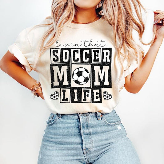 Retro Soccer Mom T-Shirt, Soccer T-Shirt, Soccer Mama, Soccer Shirt Game Day T-Shirt