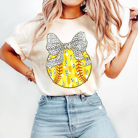 Retro Softball Bundle T-Shirt, Softball Mama T-Shirt, Softball T-Shirt, Softball Coquette T-Shirt, Game Day Softball Bow T-Shirt, Checkered Softball T-Shirtstyle{n002}2