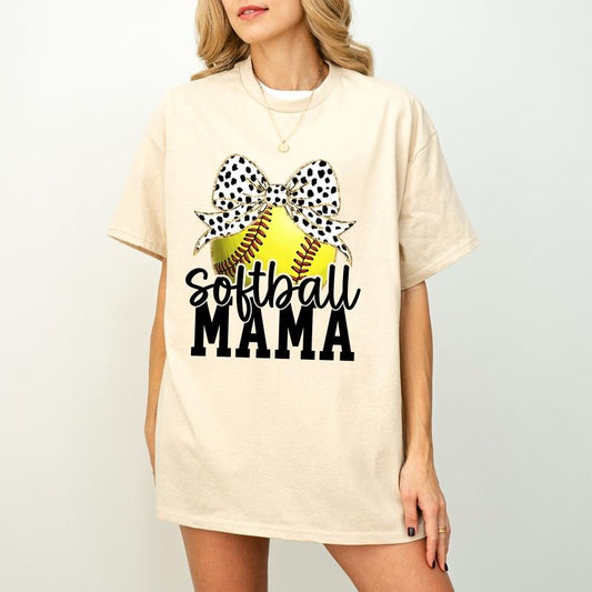 Retro Softball Mama Shirrt Sweatshirt Hoodie, Coquette Softball Mom Crewneck, Game Day Softball Bow Sweater, Trendy Softball Shirt, Unisex Sports Mom Sweatshirt