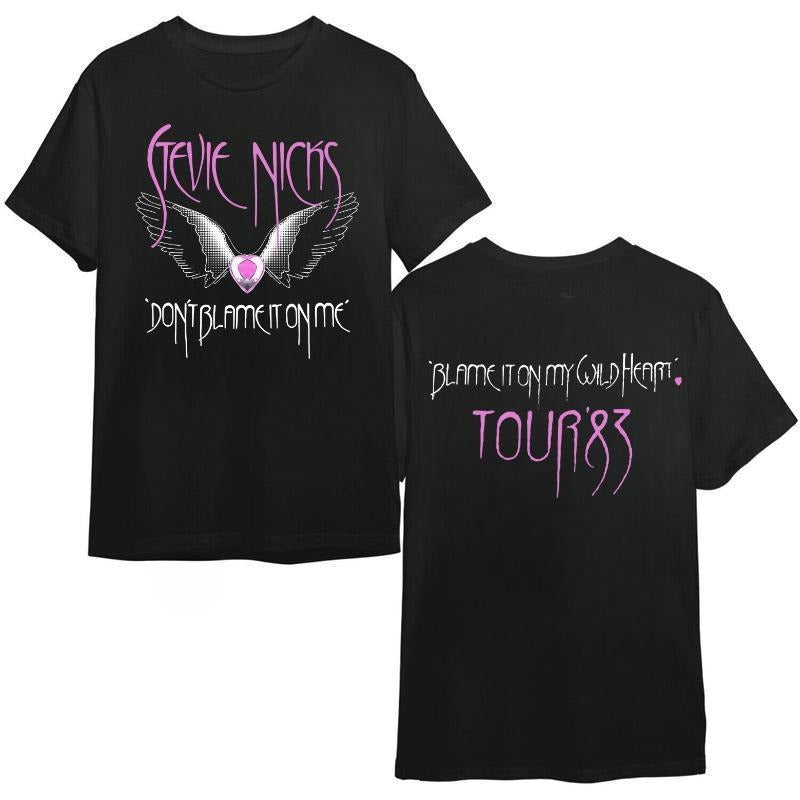 Retro Stevie Nicks Tour 2025 T-shirt, Stevie Fan Merch Tour 2025 Tee, Stevie Nicks 2025 Womenswear Cotton