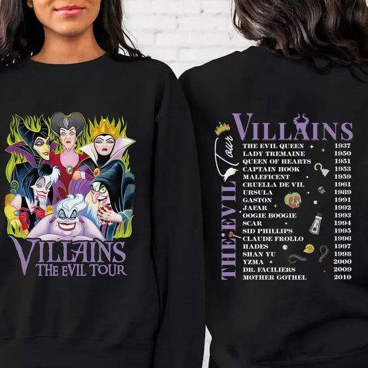 Retro Villainss Queen Shirt, Spookiest Halloween Shirt, Villainss And Friends Shirt, Vintage Evil Queens Sweatshirt, Witchys Shirt