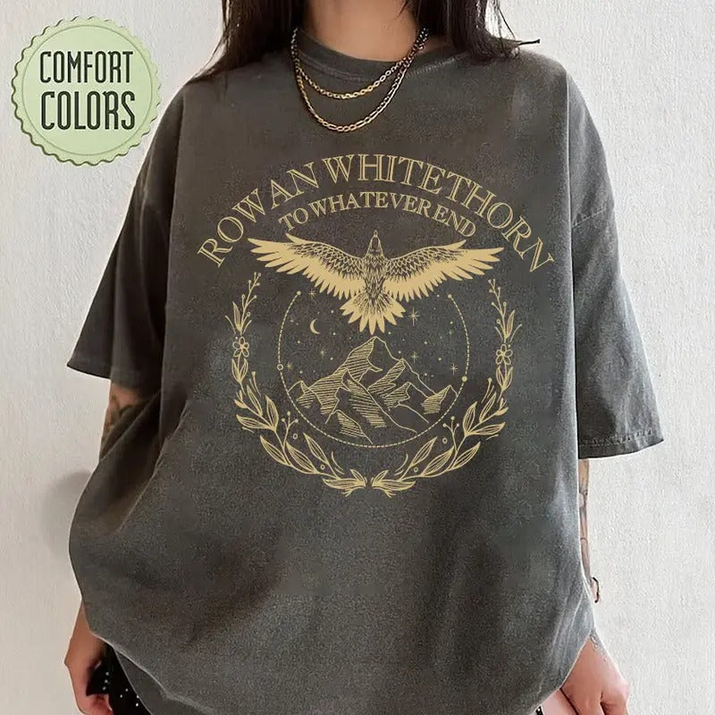 Retro Whitethorn Vintage Tee, Throne of Glass Merch, Throne of Glass Shirt, Rowan Whitethorn, Bookish Merch, Rowan and Aelin, Bookish Shirt