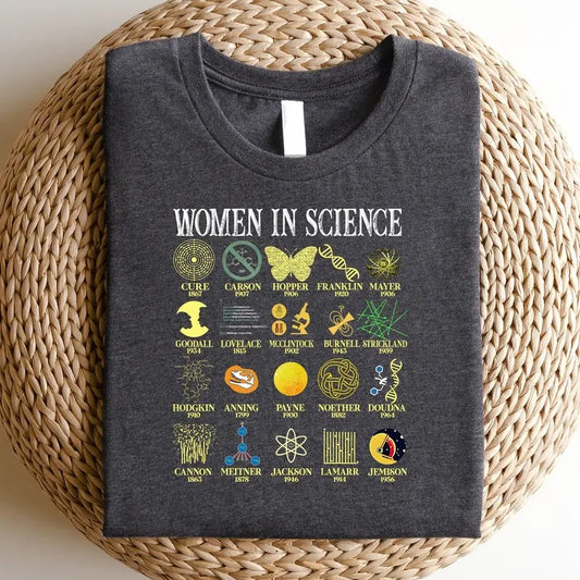 Retro Woman In Science Shirt, Science Shirt, Preppy Aesthetic Shirt, Scientist Sweatshirts,Girl Scientist Shirt, Gift for Scientist