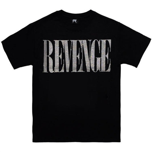 Revenge Rhinestone Tee Black (REVE-ST055) Men's Sizes S-XXL