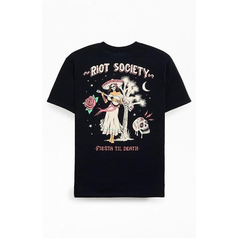 Riot Society Men's Fiesta Till Death T-Shirt - Multicolor