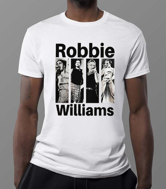 Robbie Williams Tour 2025 T-Shirt Comfy T-Shirt for Nature Lovers Perfect for Active Days and Casual Style