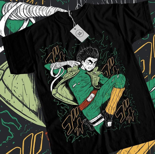 Rock Lee T-Shirt S-4XL Manga Strip Naruto Kakashi Anime Manga Unisex Tshirt Tshirt S-4XL