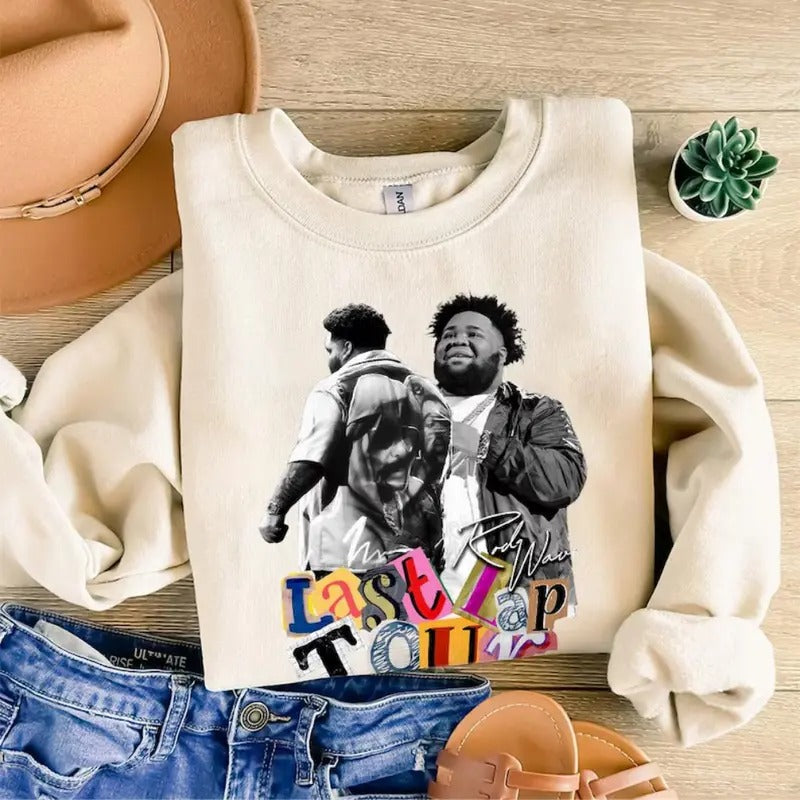 Rod Wave Last Lap Tour 2024 T - Shirt, Sweatshirt, Hoodie , Unisex Rod Wave Shirt, Rod Wave Shirt, Last Lap Tour