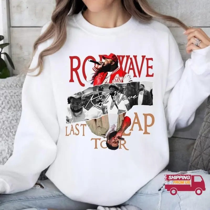 Rod Wave Last Lap Tour Shirt, Rod Rapper Wave Sweatshirt, Last Lap Tour 2024 Shirt, Unisex Short Sleeve Tee