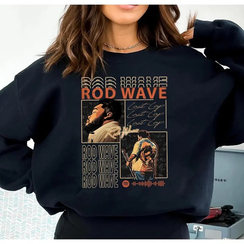 Rod Wave Sweatshirt, Hoodie, T-Shirt, Rod Wave Last Lap Tour Shirt, Tour Concert Hoodie, Rod Wave Songs T-Shirt, Rod Wave Gift Shirt, Wave Fan Shirtstyle{n002}2