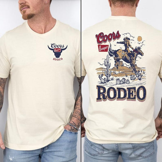 Rodeo 90s Graphic Cowboy T-Shirt, Vintage 2000s Graphic Western Shirt, Retro Cool Tee, Rodeo Relaxed Adult Unisex Shirt, Wild West Gift vintage T-shirt, sweater and Hoodie cotton shirt