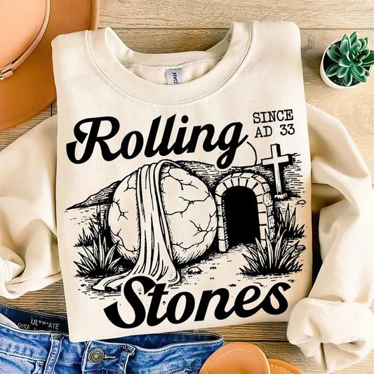 Rolling Stones He Is Risen Shirt, Retro Easter Christian Jesus Shirt Design, Svg For Cricut, Jesus Christian Svg, He is Risen Design 2