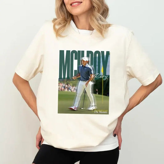 Rory Mcilroyy Augusta National Champions Tshirt, 2025 Masters Tournament Golf, Tour Gift For Fan, Unisex Short Sleeve Tee