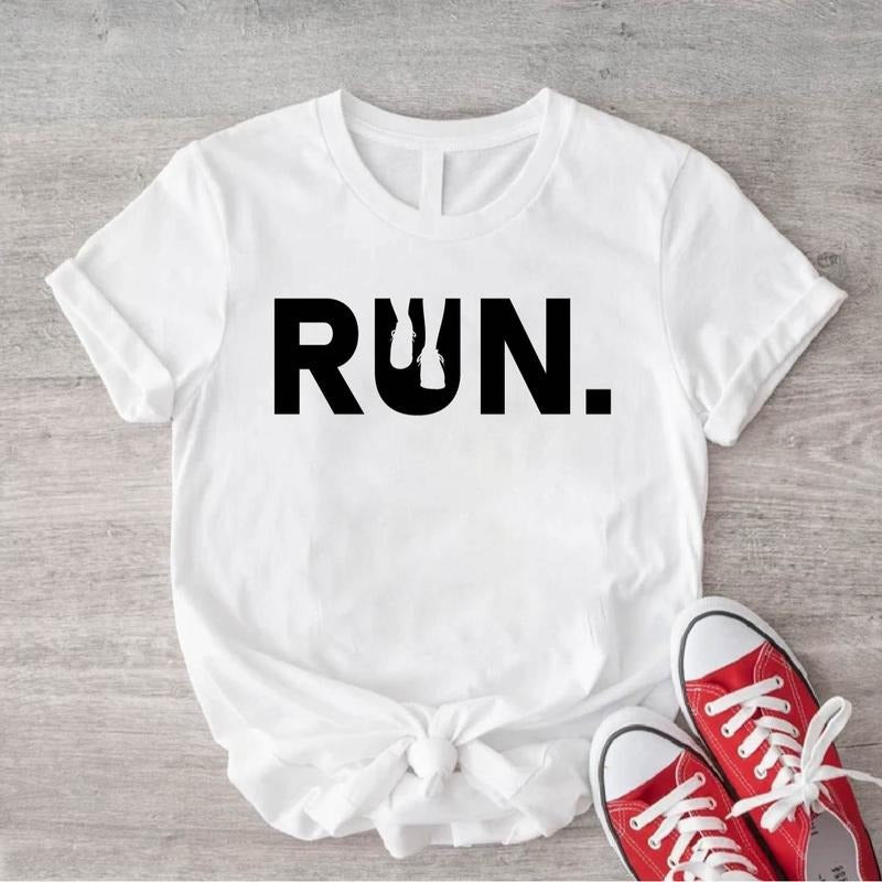 Run Shirt, Matching Runner Group T-Shirt, Unisex Running Lover Gift Tee, Unisex Marathon Tee, Sport Lover T-Shirt.