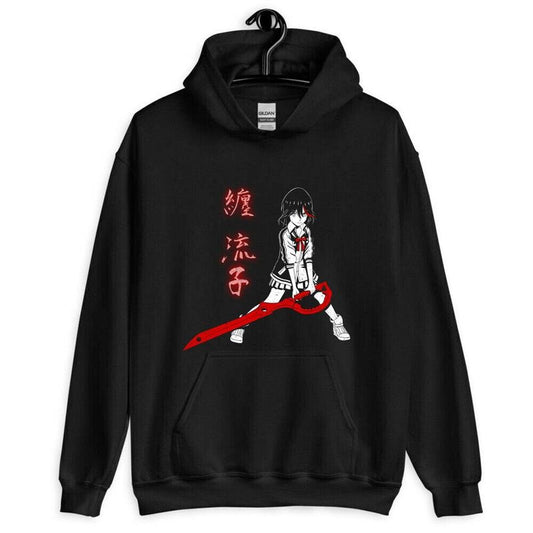 Ryuko Matoi Unisex Hoodie Kill La Kill,Low polygon,anime,Killer warrior Hoodie