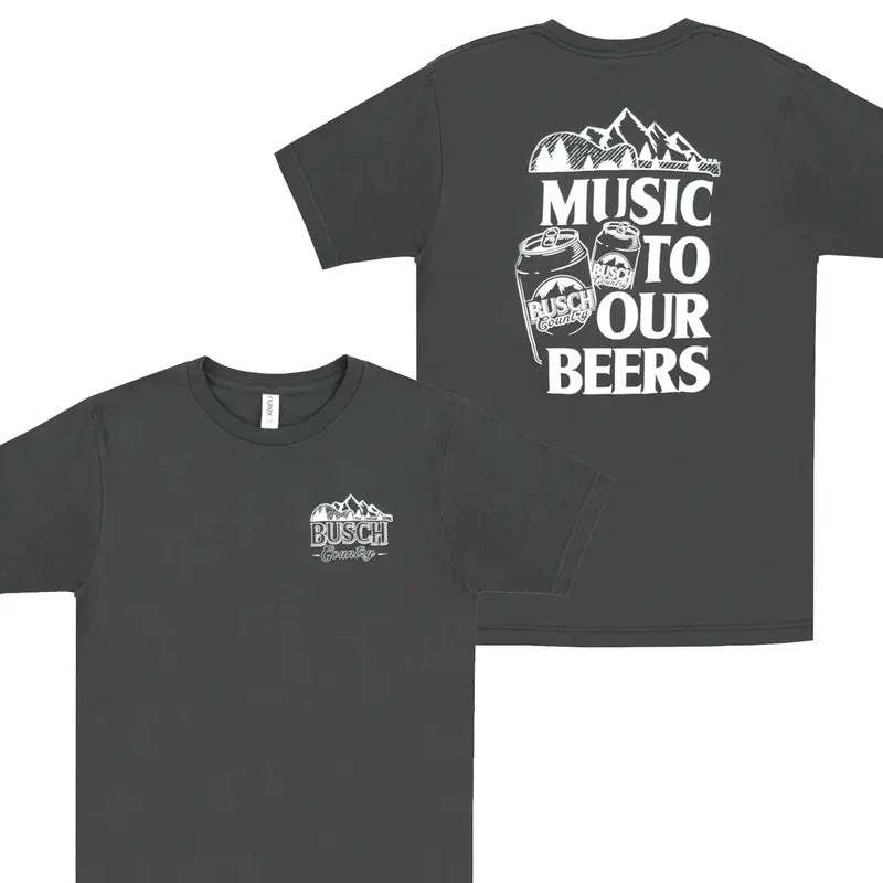 [SALE UP TO 45%] Busch Light Music To Our Beers T-Shirt, Vintage Busch Light Country T-shirt, Gift for Dad & Mom