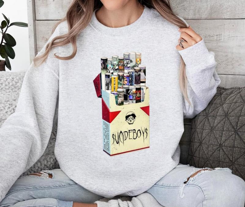 SB Cigarette Sweatshirt, SB Merch, SB Tour 2024 Shirt