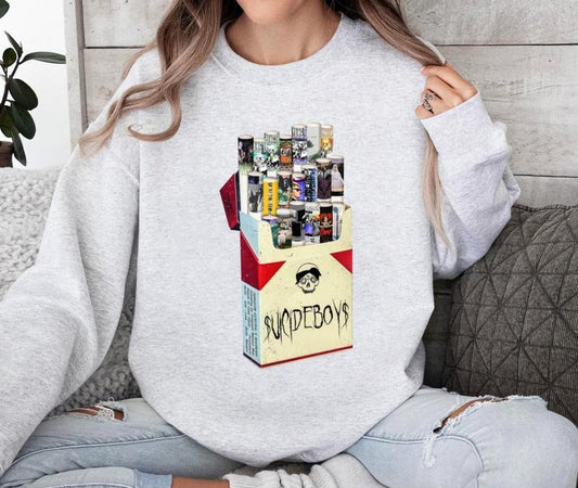 SB Cigarette Sweatshirt, SB Merch, SB Tour 2024 Shirt