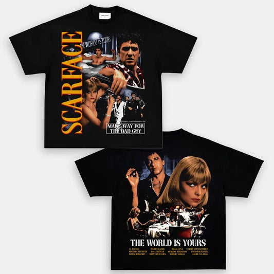 SCARFACE V3 TEE Trending Movie T shirt Vintage 90s T-shirt gift for Movie fans gift for him gift for her unisex T-shirt Urbanwear Shirt Cotton Fabric