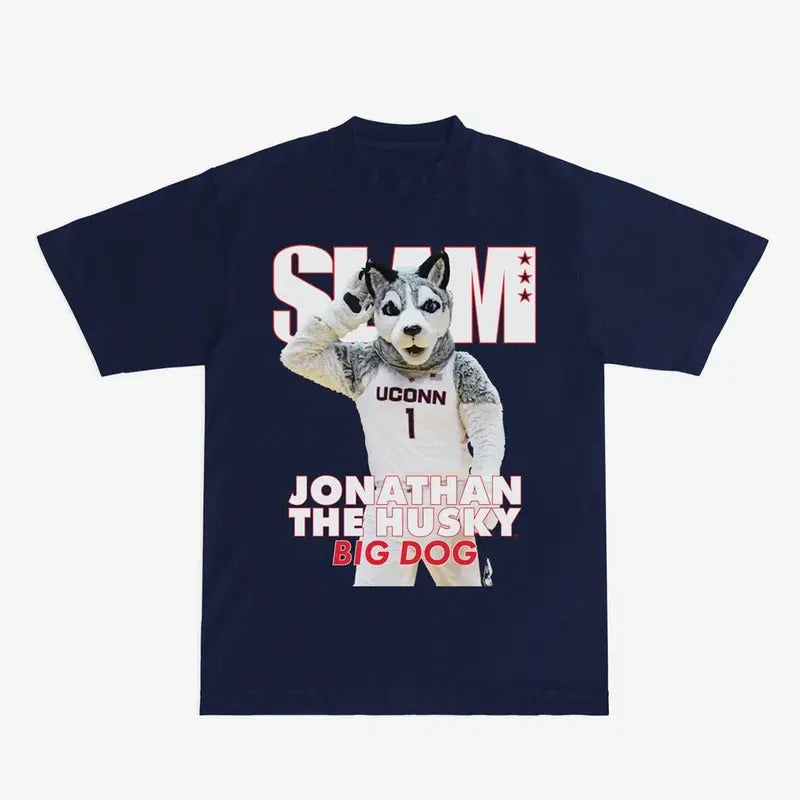 SLAM UConn Mascot Cover Tee - Classic Gildan 5000 T-Shirt