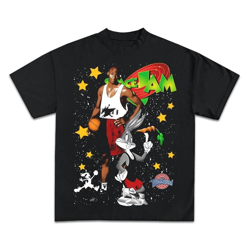 SPACE JAM MICHAEL JORDAN TUNE SQUAD GRAPHIC T-SHIRT - STREETWEAR
