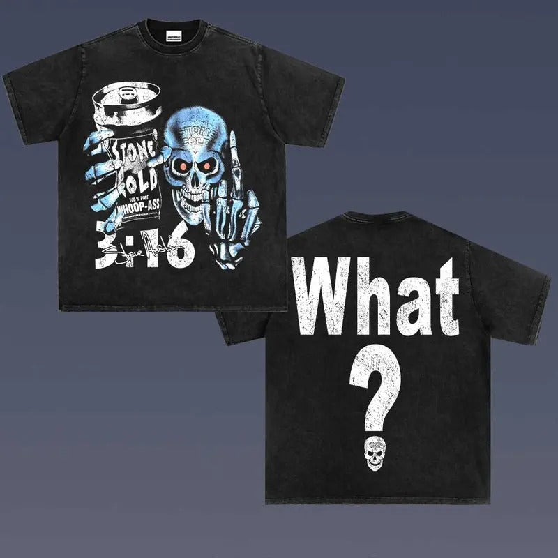 STONE COLD 3:16 Vintage 90s Style T-shirts, Streetwear Wrestling, WWE Vintage Tee, WWE t-shirts, Vintage Style Tee WWE Wrestler Top Shortsleeve Crewneck Clothing Cotton Menswear