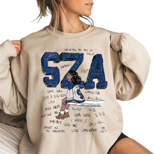 SZA Vintage T-Shirt Sweatshirt Hoodie, Gift For Fans
