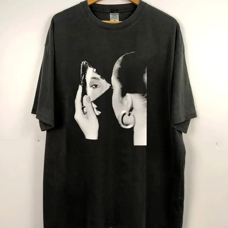 Sade 90s Vintage Sade Shirt, Crewneck T-Shirt with Graphic Design, Casual Short Sleeve, Pop Music Fan Shirt for SADE Tour 2024