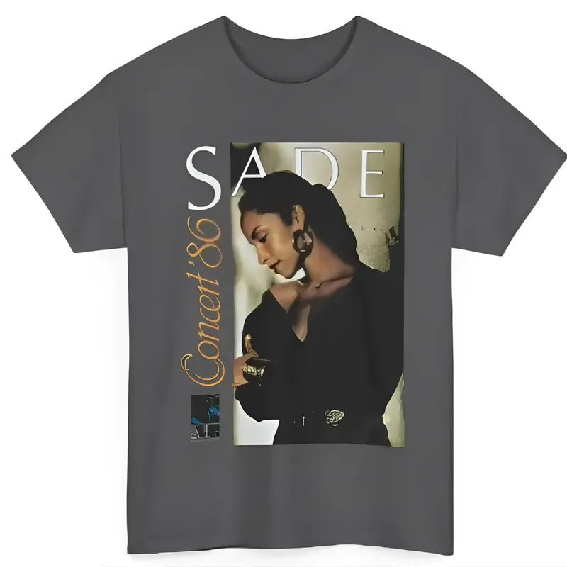 Sade tshirt Sade World Tour, Sade shirt,90s Vintage Sade Shirt, Sade concert 1986 T-Shirt Tee Unisex