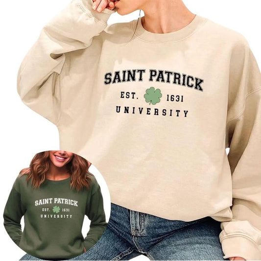 Saint Patrick University Sweatshirt, Saint Patrick's Day