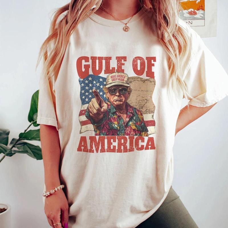 [Sale Off 65%] Funny Trump Gulf of America Shirt, Viral Gulf of Mexico to Gulf of America, Gulf of America Trump Shirt, Funny Trump Shirt