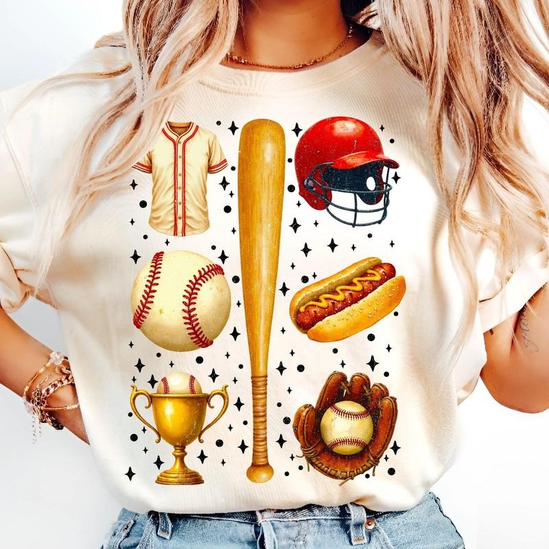 [Sale To 45% Off] Retro Baseball T-Shirt, Game Day Baseball T-Shirt, Vintage Baseball Mom T-Shirt, Sports Team Gift Ideas, Gift For Mom, Mother's Day Gift