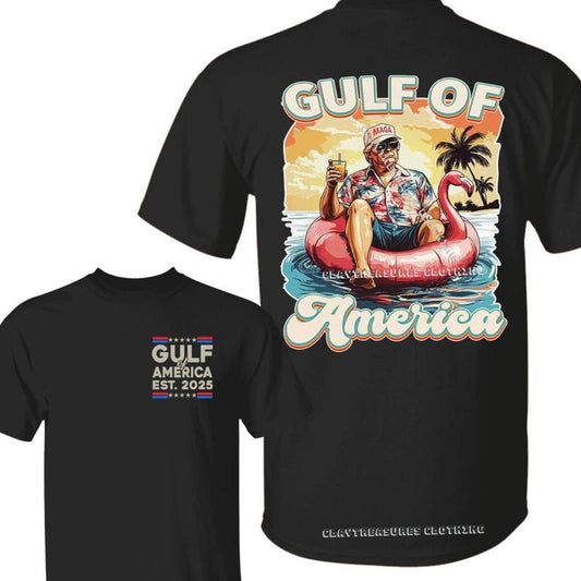 [Sale Up To 40%] Trump Gulf Of America Shirt Gulf Coast 2025 Shirt Texas Mississippi Florida Beach Shirt Beach Lover Gift Summer Vacation Outfit