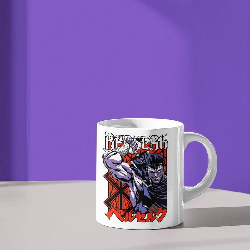 [Sale Up To 50%] Berserk Anime Heat Mug, Magic Photo Mug, Gift for Dark Fantasy Fans