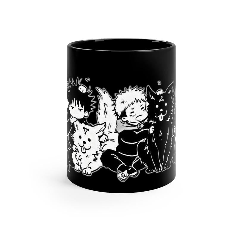 [Sale Up To 50%] Gojo Satoru Anime Mug, JJK Cute Manga Coffee Mug, Gift for Anime Lovers
