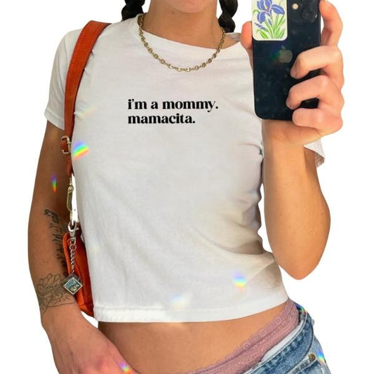 [Sale up to 30%] I'm a Mommy Mamacita Baby Tee, Huda Love Island,Huda Quote,I'm a Mom Mamacita,Reality TV Baby Tee for Mom