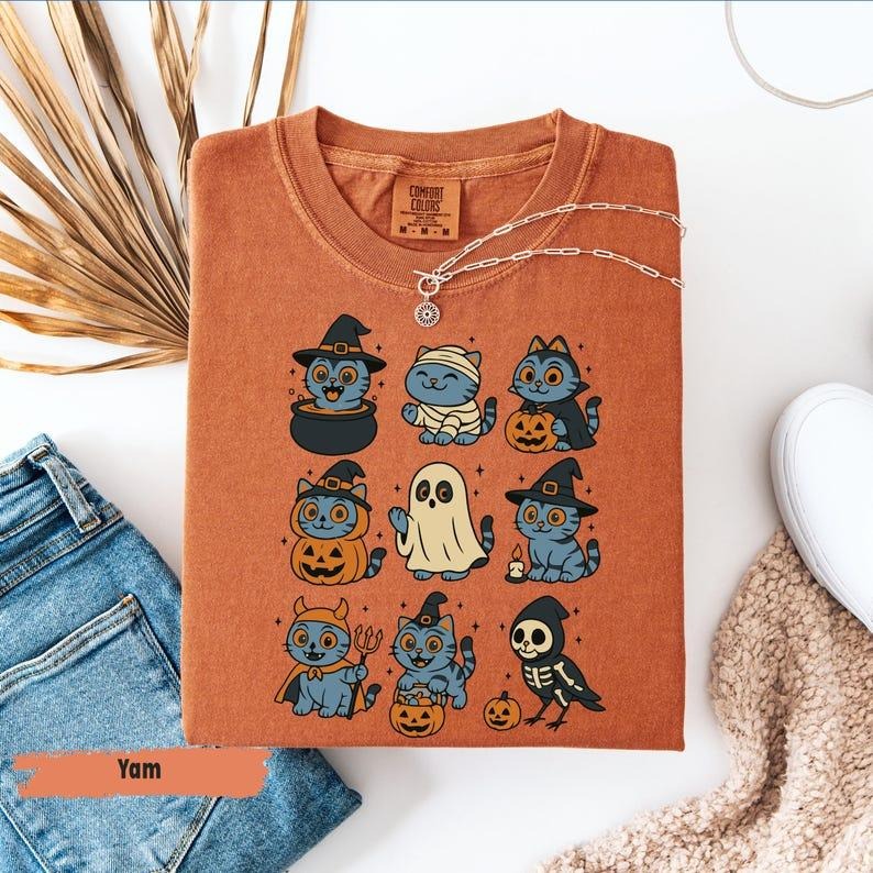 [Sale up to 50%] Comfort Colors Halloween kpop demon hunter shirt, Pumpkin Fall,Kpop Demon Hunter Shirt,Halloween Anime shirt, Anime Lover Gifts