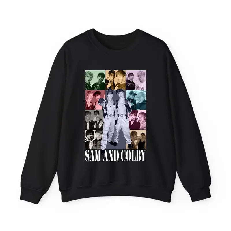 Sam And Colby Eras Tour Sweatshirt Menswear Sam And Colby Shirt