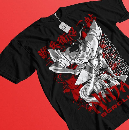 Samurai Champloo T-Shirt S-4XL Horror Anime Walk Mugen Jin Fuu Kasumi Scrol Gift Shirt