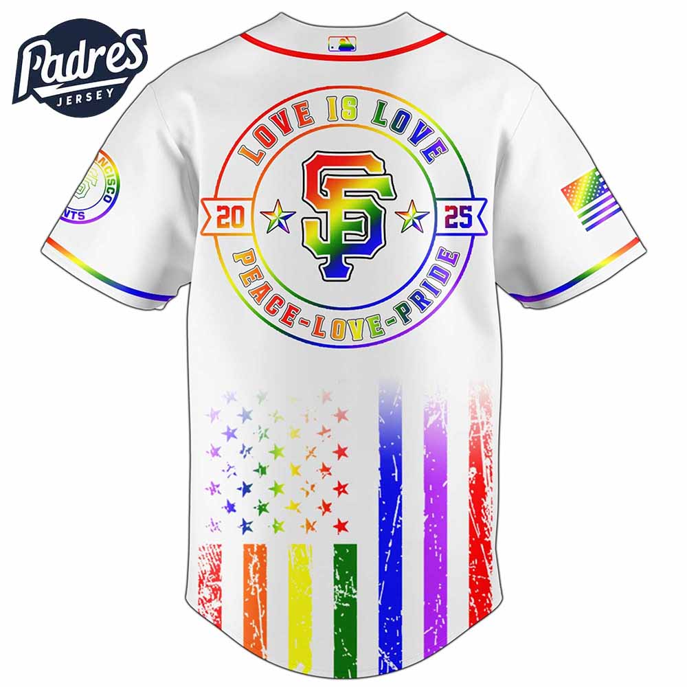 San Francisco Giants MLB x Happy Pride Month Baseball Jersey - Padres Jersey Oasis: Elevate Your Baseball Style Game