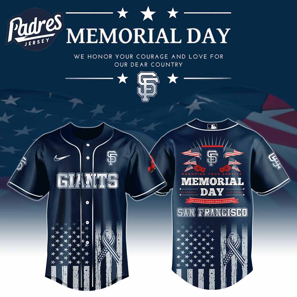 San Francisco Giants Special Memorial Day Baseball Jersey - Padres Jersey Oasis: Elevate Your Baseball Style Game