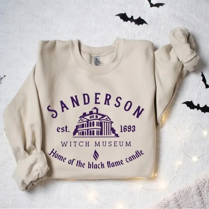 Sanderson Witch Museum Shirt, Sanderson Sisters, Happy Halloween Shirt, Halloween Witches, Halloween Shirt, Halloween Party,Women Halloween Top Womenswear Casual Crewneck