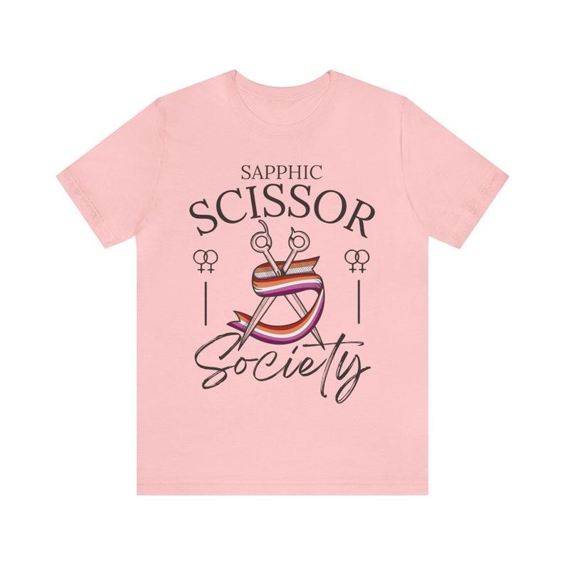 Sapphic scissor society shirt | lesbian scissor shirt | funny lesbian shirt | retro boho lesbian | femme lesbian | butch lesbian | queer Hoodie, T-shirt and sweater