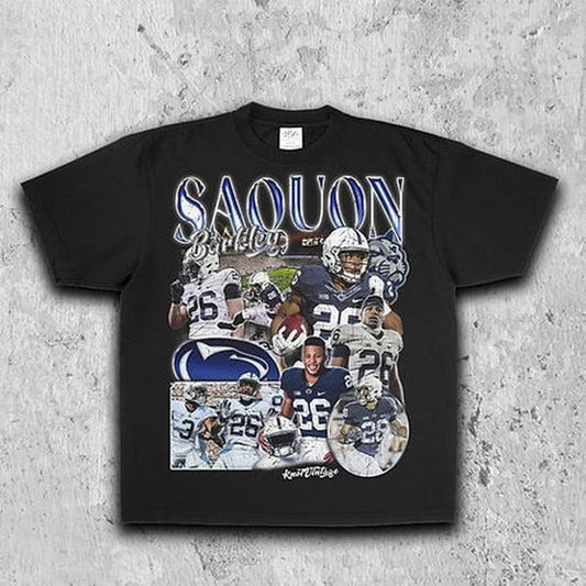 Saquon Barkley Penn State Tee for Men - Soft and Comfortable Shirt - Menswear - Graphic T-Shirt