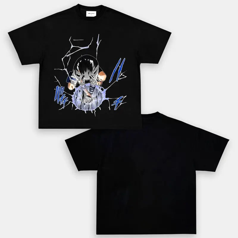 Sasuke Unisex T shirt, Naruto T-Shirt, Naruto Clothing, Oversided Premium Vintage Washed T-Shirt, Manga Anime Shirt