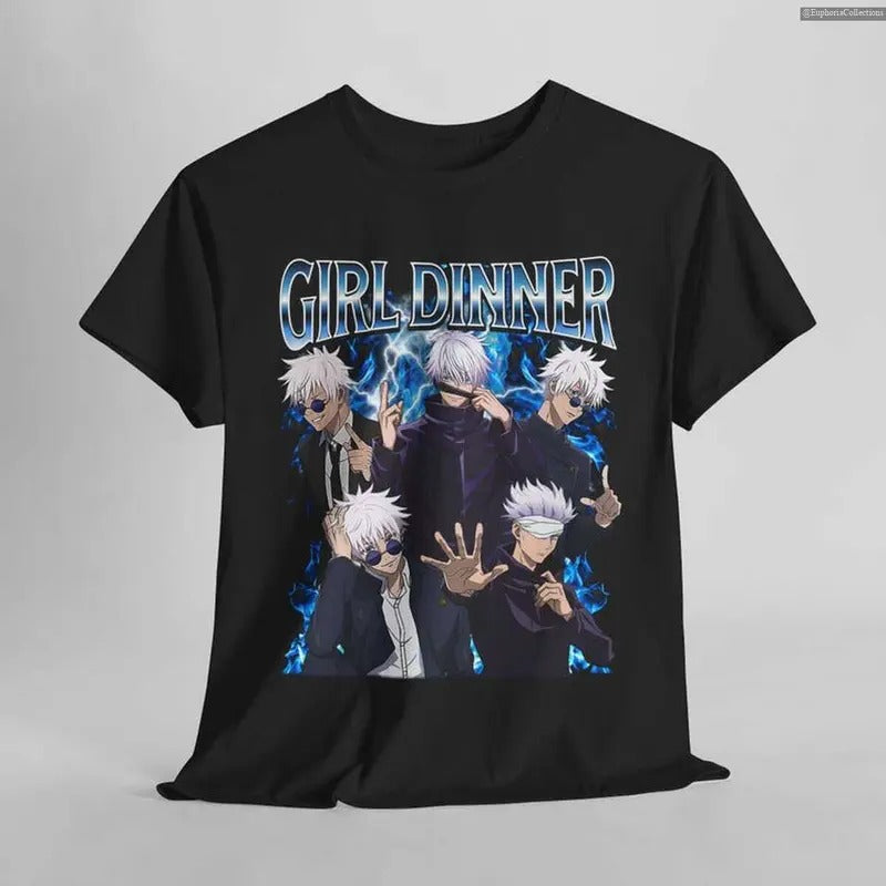 Satoru Gojo Jujutsu Kaisen T-Shirt, Vintage Streetwear Premium Quality Apparel Fan Merch JJK Perfect for Anime Fans jjk shirt , Global Trending Outfits