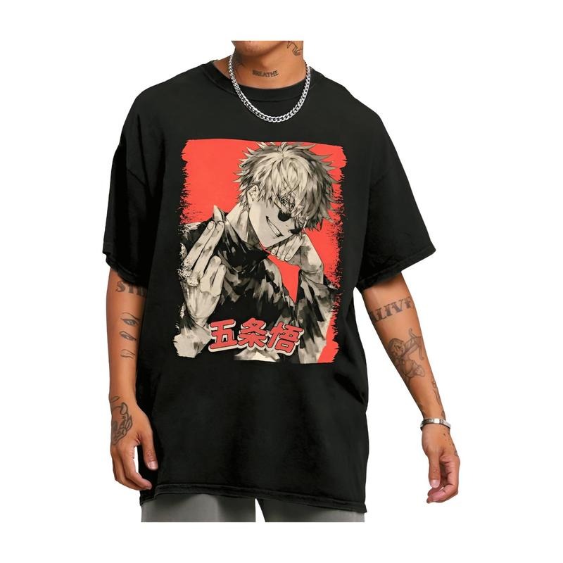 Satoru Gojo Shirt, Gojo Anime Shirt, Anime Shirt, Manga Shirt, Anime Lover Gifts, Short Sleeve Shirt