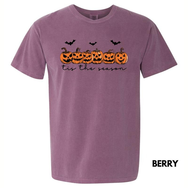 Scary Spooky Pumpkin Season Comfort Colors T-Shirt 'NLB'
