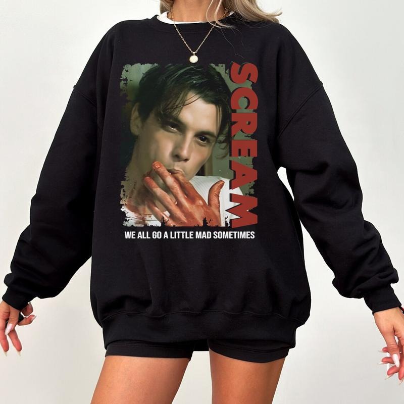 Scream Billy Loomis Shirt, Billy Loomis Shirt, Lets Watch Scary Movies Shirt, Horror Movie Tshirt, Scream Movie Sweatshirt , Halloween Shirt Womenswear Hoodie Sweaters Tops